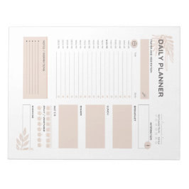 Dagelijks planner notitieblok