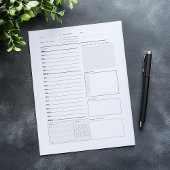 Dagelijks plannerblok notitieblok