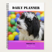 Dagelijks programma met foto's - Violet - HAMbWG Planner (Voorkant)