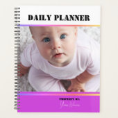 Dagelijks programma met foto's - Violet - HAMbWG Planner (Voorkant)