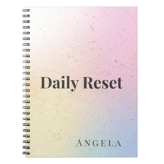 Dagelijks Reset Journaal Notitieboek (Voorkant)
