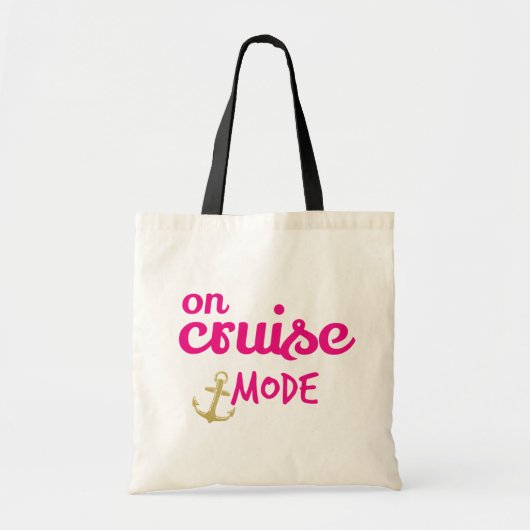 Dagelijks roze en goud in de cruisemodus tote bag (Voorkant)