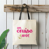 Dagelijks roze en goud in de cruisemodus tote bag