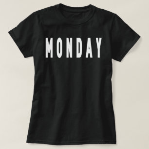 Dagelijks Shirt, Dag van de Week, Maandag Shirt, T-shirt
