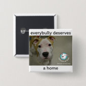 Dagelijks - simon vierkante button 5,1 cm (Voorkant /achterkant)