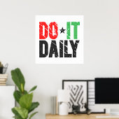 Dagelijks |  stijl poster (Thuiskantoor)