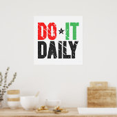 Dagelijks |  stijl poster (Keuken)