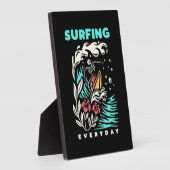 Dagelijks surfen fotoplaat (Zijkant)