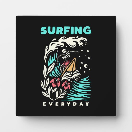 Dagelijks surfen fotoplaat (Voorkant)