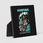 Dagelijks surfen fotoplaat (Voorkant)