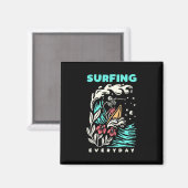 Dagelijks surfen magneet (Voorkant / Achterkant)