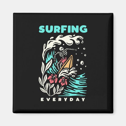 Dagelijks surfen magneet (Voorkant)