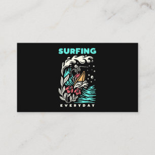 Dagelijks surfen visitekaartje