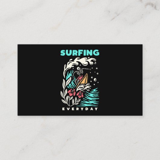 Dagelijks surfen visitekaartje (Voorkant)