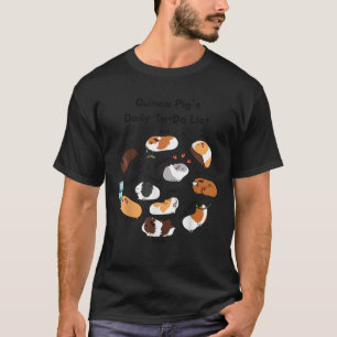 Dagelijks te doen lijst Grappige Schattigee Guinea T-shirt