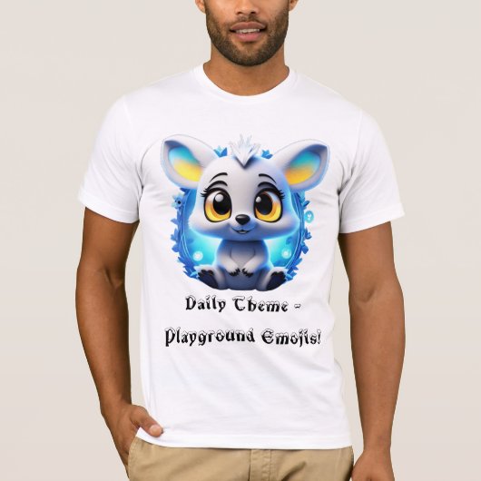 Dagelijks thema - Speeltuin Emoji's! T-shirt (Voorkant)