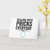 Dagelijks type 1 diabetes met ricks verwerken kaart (Gele Bloem)