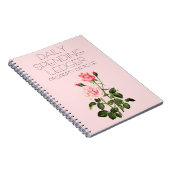 Dagelijks uitgegeven Ledger Roos Financieel Notiti Notitieboek (Rechterzijde)