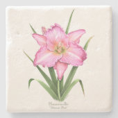 Dagelijks - ultieme roze stenen onderzetter (Voorkant)