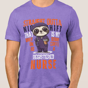 Dagelijks verhaal Nachtploeg Medisch Chirurgische Tri-Blend Shirt