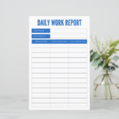 Dagelijks verslag (Staand voorkant)