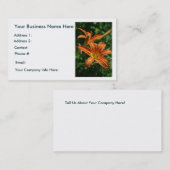 Dagelijks Visitekaartje (Voorkant / Achterkant)