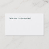 Dagelijks Visitekaartje (Achterkant)