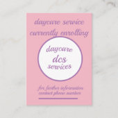 Dagelijks Visitekaartje van 3,5 x 2,5 inch (Voorkant)