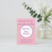 Dagelijks Visitekaartje van 3,5 x 2,5 inch (Staand voorkant)