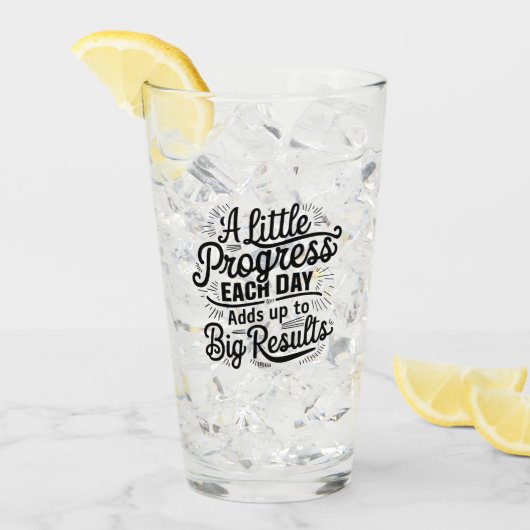 Dagelijks weinig vooruitgang glas (Voorkant ijs)