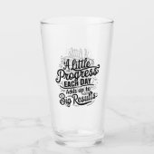 Dagelijks weinig vooruitgang glas (Voorkant)