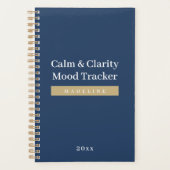 Dagelijks Wellness Journal | Kalm, Zorg & Helderhe Planner (Voorkant)