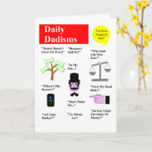 Dagelijks Wenskaart Dadisms Kaart (Gele Bloem)