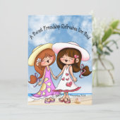 Dagelijks Wenskaart voor vriendschap met Verse Bedankkaart (Staand voorkant)