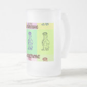 Dagelijks werk Overwerk Kleur Home Drinkware-ontwe Matglas Bierpul (Voorkant rechts)