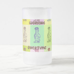 Dagelijks werk Overwerk Kleur Home Drinkware-ontwe Matglas Bierpul