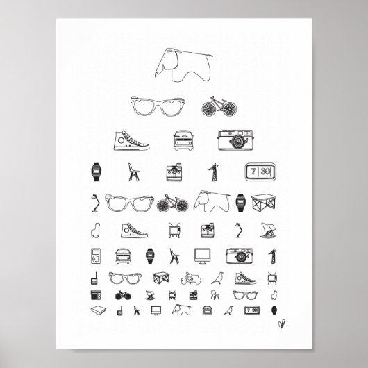 Dagelijks - wit poster (Voorkant)