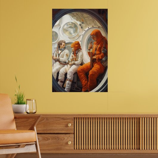 Dagelijks woon-werkverkeer poster (Woonkamer 2)