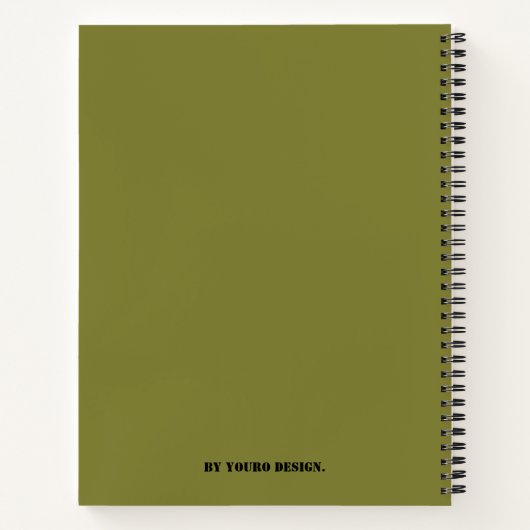 Dagelijks worden witte sterren stijlvol notitieboek (Achterkant)