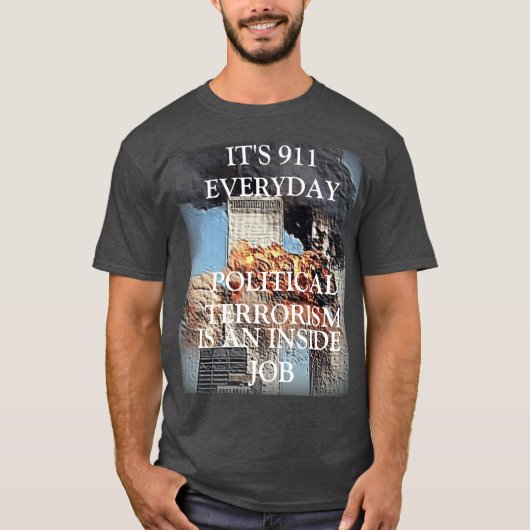 DAGELIJKS ZIJN ER 911 T-SHIRT (Voorkant)