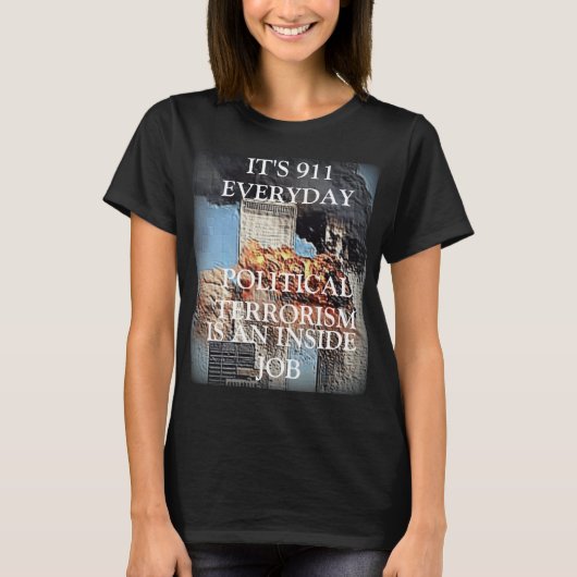 DAGELIJKS ZIJN ER 911 T-SHIRT (Voorkant)