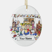 Dagelijks zorgpersoneel - Mannelijk Keramisch Ornament (Rechts)