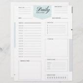 Dagelijkse aan-doe de Dagelijkse Tijdopnemer van d (Voorkant / Achterkant)