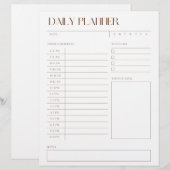 Dagelijkse aan-doe lijstanner (Voorkant / Achterkant)