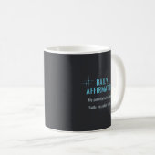 Dagelijkse Affirmatie, Mijn Potentieel Is Onbeperk Koffiemok (Voorkant rechts)