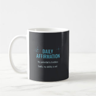 Dagelijkse Affirmatie, Mijn Potentieel Is Onbeperk Koffiemok