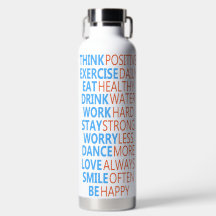 Dagelijkse Affirmatie Water Tracker Geschenk voor 