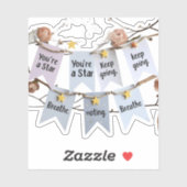 Dagelijkse Affirmatiebanners: optillende plannerst Sticker (Vel)