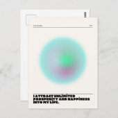 dagelijkse affirmaties briefkaart (Voorkant / Achterkant)