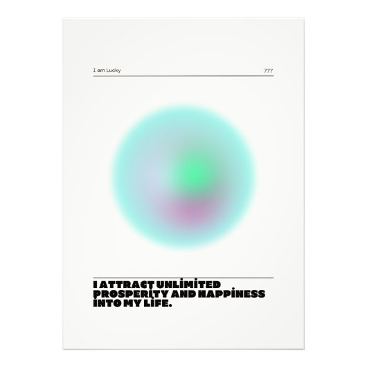 dagelijkse affirmaties foto afdruk (Voorkant)